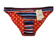 VOLCOM Women's Large Reversible Volcom Pride Bottom Swim Surf Beach New