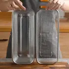 2Pcs Multipurpose Utensils Holder Dish Drainer Basket Kitchen Sink