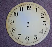 Clock Parts Dial Face Steel 14" 36cm New unused condition Cream New condition