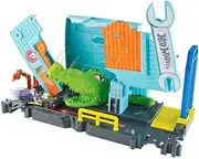 Hot Wheels City Gator Garage Attack Playset
