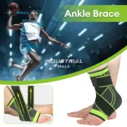 2x Women & Men Ankle Brace Sprained Ankle Plantar Fasciitis Relief Foot Support