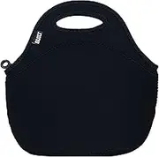 Built NY LB31-BLK Gourmet Getaway Lightweight Insulated Neoprene Lunch Tote Bag, Black