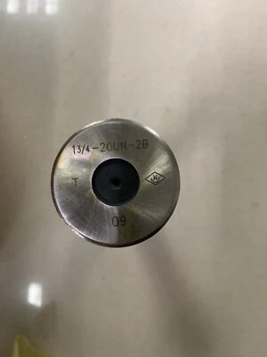 1 3/4-20 UN Thread Plug Gage 2B GO NOGO 100% Calibrated #Q7775 ZX