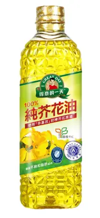 在飛比找誠品線上優惠-得意的一天100%純芥花油/ 1L