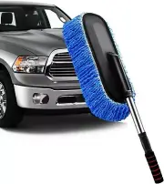 Car Duster, Extendable Long Handle Microfiber Car Duster Exterior Scratch Free