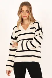 [PUP4] Hazel Knit Sweater - Cream S cream