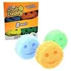 8 x Scrub Daddy Scrubber Sponge Original Kitchen Household Bathroom Outdoor Use
