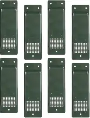 Shipping Container Air Vent Kit Heavy Duty 8 Pack, Deep Green