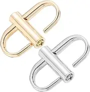SEWACC 4pcs Chain Strap Adjustment Buckle Chain Bag Strap Adjustable Buckle Chain Strap Key Handbag Strap Shortener Strap Shortener Chain Shorteners Chain Bag Adjuster Straps Silver Alloy