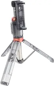 NUOBESTY Extendable Selfie Stick Tripod with Remote Lightweight Portable Phone Stand for Live Streaming and Travel Adjustable Height for Compatibility with Smartphones and Cameras