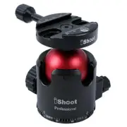 Camera Video Ball Head 360° Pan and 90° Tilt for Tripods, Monopod, Slider, DSLR