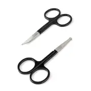 Facial Hair Small Grooming Scissors For Men Women - Eyebrow Nose Hair Mustach...
