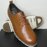 Cole Haan ZEROGRAND Plain Toe Oxford Leather C35597 British Tan