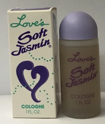 4 Love's by MEM Soft Jasmine Cologne 1 fl oz ,plastic bottle, boxed stickered