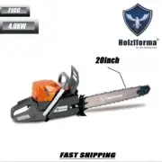 Holzfforma G372 71cc Gas Chainsaw Power Head 50MM Bore 20" 72DL Bar Chain