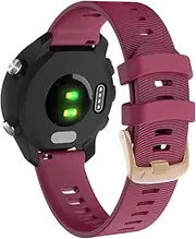 [TIOYW] 20mm Smart Watchband Strap For Garmin Venu SQ Silicone Bracelet For Venu2 Plus Vivoactive 3 Forerunner 245 155 Wrist Band Correa