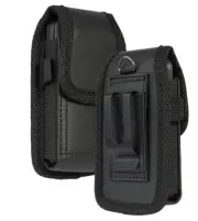 For Nokia 2780, Nokia 2760, Nokia 2720v Flip Phone- Leather belt loop case