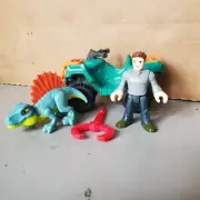 NEW Imaginext Jurassic World Exclusive Lab - Dimetrodon Owen & ATV Figures