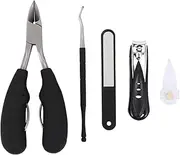DRESSOOS Manicure Kit 5pcs Nail Clippers Nail Cutters Set Tools Portable for Home Travel
