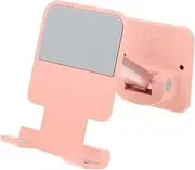 Gadpiparty Adhesive Phone Stand Fashion Phone Bracket Aluminum Alloy Shrinkage Rod for Bathroom Kitchen Use