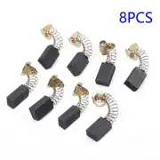 8pcs Carbon Brushes For Power Tool Fits Angle Grinders Drills Replacement