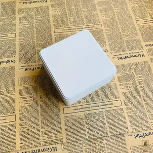 【可客製化】【馬口鐵盒】北歐白色馬口鐵盒磨砂鐵曲奇烘焙包裝用品收納盒 長方形 可訂製LOGO