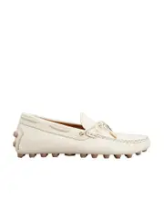 Tod's Gommino Macro Almond-Toe Loafers 36,37,36.5,35.5 off white