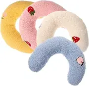 VERDANVERSE 4Pcs Shaped Cat Pillow Comfortable Cartoon Kitten Sleeping Cushions for Deep Sleep Soft and Easy to Clean
