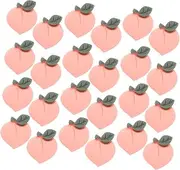 [ARTSEWPLY] 30pcs Peach Shape Earring Charms Phone Shell Ornaments Adorable Decorative Accessories for Craft Projects Lightweight Fruit-