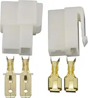 6.3mm 2Pin DJ7021-6.3-11/21 Automotive Connector Cable Terminal Plug Kits Motorcycle Car Terminal(5 Sets)
