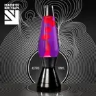 Mathmos Astro Vinyl Lava Lamp - violet/red