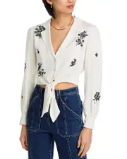Cinq a Sept Wildflower Whimsy Marin Top