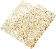 CRILSTYLEO Nail Table Mat with Sequins Manicure Pad for Nail Art Surfaces for Home Salon Office Use Convenient Dust Water Absorbent