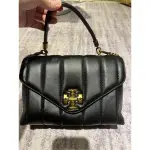 TORY BURCH KIRA QUILTED衍縫小羊皮翻蓋兩用包