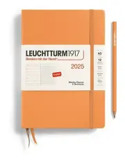 [LEUCHTTURM1917] Weekly Planner Hardcover Notebook 2025 in Apricot