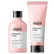 Loreal Serie Expert Vitamino Color Shampoo 10.1 oz & Conditioner 6.7 oz Duo