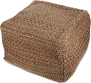 Footstool Decor Pouf Quadrato Poggiapiedi Per e Camera - Riempitivo Escluso Room Mat Tatami Cushion Square Pouf Cover Home Large Bead Office Cotton Linen Breathable