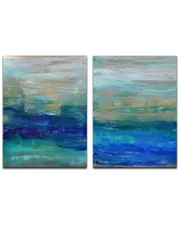 Ready2HangArt Sea Spray Wrapped Canvas Wall Art by Norman Wyatt