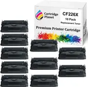 10 Pack Compatible Toner Cartridge Replacement for HP CF226X 26X (9,000 Pages) for HP Laserjet Pro MFP M402 MFP M402dn MFP M402dw MFP M402n MFP M426 MFP M426fdn MFP M426fdw