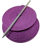 TOFL Baseball & Softball Glove Lacing Kit, 2 Magenta Leather Laces 1 Needle