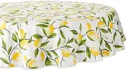 DII Lemon Bliss Tabletop Collection, Tablecloth, 70" Round