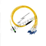 3 Meter MPO/MTP to 12XLC Breakout Fiber Optic Cable SM Fiber Patch Cord