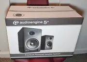 Audioengine A5+ Bluetooth Wireless Powered Bookshelf Speakers - Pair (Black)