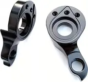 QASULER 2pcs Bicycle Parts MECH Dropout, for Kespor, for Ultipro, Titanium, Bike Carbon Frame Bike Rear Derailleur Hanger Frame Saver Accessories Gear Frame Drop Out Adapter ﻿