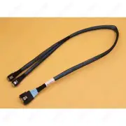 Amphenol 24GB SFF-8654(8i) to 2xSFF-8654(4i) cable 30" RSL74-9219 US-SameDayShip