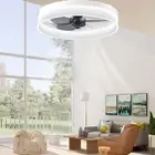 Ceiling Fan with Light Modern Dimmable Remote Control Ceiling Fans Living Room A