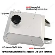 Aluminum Coolant Header Overflow Tank Fit Ford Falcon BA BF XR6 XR8 FPV GT FG (for: Ford)