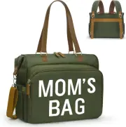 Diaper Bag Backpack, Large Capacity Nappy Changing Backpack Multi-Functional Tra