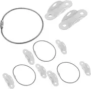 LOLIPPYY 4Sets Proofing Furniture Anchors Tip Wall Straps for Cabinets Bookcases Dressers Durable Furniture Safety Straps for Childproofing Heavy Furniture