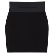 [Alexander Wang] Miniskirt With Logo Elastic
